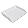 Side-Load Stackable Plastic Document Tray, 1 Section, Letter-Size, 12.24 x 9.8 x 1.75, White Side-Load Stackable Plastic Document Tray, 1 Section, Letter-Size, 12.24 x 9.8 x 1.75, White