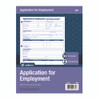 Employment Applications, One-Part (No Copies), 11 x 8.38, 50 Forms/Pad, 2 Pads/Pack