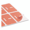 AlphaZ Color-Coded Second Letter Alphabetical Labels, I, 1 x 1.63, Pink, 10/Sheet, 10 Sheets/Pack