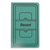 Tuff Series Record Book, Green Cover, 12 x 7.5 Sheets, 150 Sheets/Book