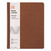 Hardcover Business Journal with Elastic Closure, 1-Subject, Narrow Rule, Cognac Cover, (96) 10 x 8 Sheets