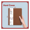 Hardcover Business Journal with Elastic Closure, 1-Subject, Narrow Rule, Cognac Cover, (96) 10 x 8 Sheets
