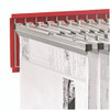 Large File Blueprint Pivot Wall Rack, Assorted Document Sizes Accommodated, 11" x 15.8" x 23.9", Red