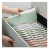 Recycled Pressboard Fastener Folders, 1/3-Cut Tabs, Two SafeSHIELD Fasteners, 3" Expansion, Legal Size, Gray-Green, 25/Box