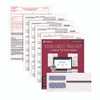 4-Part 1099-NEC Tax Form Kit with Security Envelopes and Tax Forms Helper, 2024, 8.5 x 3.66, 3 Forms/Sheet, 15 Forms Total
