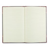 Texthide Record Book, 1-Subject, Medium/College Rule, Black/Burgundy Cover, (500) 14 x 8.5 Sheets