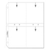 Clear Photo Pages for Eight 3.5 x 5 Photos, 3-Hole Punched, 11.25 x 8.13, 50/Box