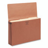 Redrope Expanding Wallets, 3.5" Expansion, 1 Section, Cloth Tie Closure, Legal Size (9.5" x 14.75"), Redrope