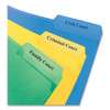 Clear Permanent File Folder Labels with Sure Feed Technology, 0.66 x 3.44, Clear, 30/Sheet, 15 Sheets/Pack