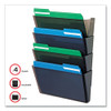 DocuPocket Stackable Four-Pocket Wall File, 4 Sections, Letter Size, 13" x 4", Smoke DocuPocket Stackable Four-Pocket Wall File, 4 Sections, Letter Size, 13" x 4", Smoke