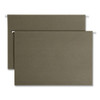 Box Bottom Hanging File Folders, 2" Capacity, Legal Size, Standard Green, 25/Box