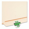 A-Z Color-Coded End Tab Filing Labels, D, 1 x 1.25, White, 500/Roll