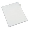 Preprinted Legal Exhibit Side Tab Index Dividers, Allstate Style, 10-Tab, 5, 11 x 8.5, White, 25/Pack