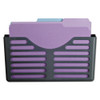 VerticalMate Cubicle Wall File Pocket, Plastic, Letter Size, 11.5" x 2" x 9", Slate Gray
