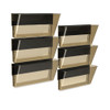 Unbreakable Magnetic Wall File, Legal/Letter Size, 16" x 4" x 7", Smoke