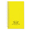 Paper Blanc Xtreme White Wirebound Memo Books, Narrow Rule, Randomly Assorted Cover Color, (60) 5 x 3 Sheets