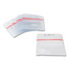 Sealable Cardholder, Horizontal, 3.75 x 2.62, Clear, 50/Pack Sealable Cardholder, Horizontal, 3.75 x 2.62, Clear, 50/Pack