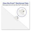 Preprinted Legal Exhibit Side Tab Index Dividers, Avery Style, 26-Tab, C, 11 x 8.5, White, 25/Pack, (1403)