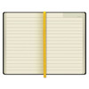Idea Collective Journal with Elastic Closure, 1-Subject, Wide/Legal Rule, Black Hardcover, (96) 5.5 x 3.5 Sheets