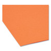 Reinforced Top Tab Colored File Folders, Straight Tabs, Legal Size, 0.75" Expansion, Orange, 100/Box