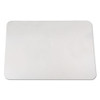 KrystalView Desk Pad with Antimicrobial Protection, Glossy Finish, 22 x 17, Clear