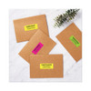High-Visibility Permanent Laser ID Labels, 1 x 2.63, Asst. Neon, 450/Pack