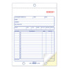 Sales Book, 15 Lines, Two-Part Carbonless, 5.5 x 7.88, 50 Forms Total