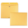 Redi-File Clasp Envelope, #90, Cheese Blade Flap, Clasp/Gummed Closure, 9 x 12, Brown Kraft, 100/Box