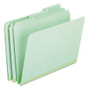 Pressboard Expanding File Folders, 1/3-Cut Tabs: Assorted, Letter Size, 1" Expansion, Green, 25/Box Pressboard Expanding File Folders, 1/3-Cut Tabs: Assorted, Letter Size, 1" Expansion, Green, 25/Box