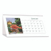 Recycled Gardens of the World Monthly Desktop Calendar, Garden Scene Photography, 8.5 x 4.25, White, 12-Month (Jan-Dec): 2025
