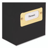 Flip Top File Box, Letter Files, 13 x 3.7 x 10, Charcoal