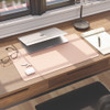 Vegan Leather Desk Pads, 23.6 x 13.7, Light Pink