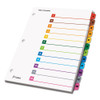 OneStep Printable Table of Contents and Dividers, 12-Tab, 1 to 12, 11 x 8.5, White, Assorted Tabs, 1 Set OneStep Printable Table of Contents and Dividers, 12-Tab, 1 to 12, 11 x 8.5, White, Assorted Tabs, 1 Set