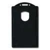 ID Card Holders, Vertical, Black 2.38" x 3.68" Holder, 2.13" x 3.38" Insert, 25/Pack