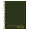 Gold Fibre Wirebound Project Notes Book, Project-Management Format, Green Cover, (84) 9.5 x 7.25 Sheets