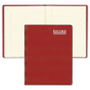 National Brand Red Vinyl Series Journal, 1-Subject, Medium/College Rule, Red Cover, (300) 10 x 7.75 Sheets