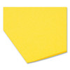 Interior File Folders, 1/3-Cut Tabs: Assorted, Letter Size, 0.75" Expansion, Yellow, 100/Box