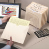 Manila File Jackets, 2-Ply Straight Tab, Letter Size, Manila, 100/Box