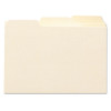 Manila Card Guides, 1/3-Cut Top Tab, Blank, 4 x 6, Manila, 100/Box