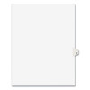 Preprinted Legal Exhibit Side Tab Index Dividers, Avery Style, 26-Tab, P, 11 x 8.5, White, 25/Pack, (1416)