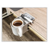 Standing Desk Cup Holder Organizer, Two Sections, 3.94 x 7.04 x 3.54, Gray