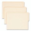 Heavyweight Manila End Tab Folders, 9" High Front, 1/2-Cut Tabs: Top, Letter Size, 0.75" Expansion, Manila, 100/Box