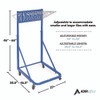 Blueprint Storage Cabinet Rolling Stand, Assorted Document Sizes Accomodated, 27" x 28.5" to 46.5" x 46" to 66", Blue Blueprint Storage Cabinet Rolling Stand, Assorted Document Sizes Accomodated, 27" x 28.5" to 46.5" x 46" to 66", Blue