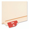 AlphaZ Color-Coded Second Letter Alphabetical Labels, A, 1 x 1.63, Red, 10/Sheet, 10 Sheets/Pack