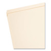 Top Tab Fastener Folders, Straight Tabs, 0.75" Expansion, 1 Fastener, Letter Size, Manila Exterior, 50/Box