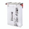Drop Lift Blueprint Storage Wall Rack, Assorted Document Sizes Accommodated, 7.9" x 1.2" x 7.1", Red