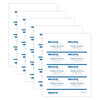 Printable Badge Inserts, 3-1/2" x 2-1/4", 56 Per Pack, 5 Packs