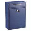 Large Ultimate Secure Drop Box Wall Mounted Mail Box, 11.2 x 4.7 x 16.2, Blue Large Ultimate Secure Drop Box Wall Mounted Mail Box, 11.2 x 4.7 x 16.2, Blue