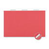 Deluxe Bright Color Hanging File Folders, Legal Size, 1/5-Cut Tabs, Red, 25/Box