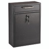 Large Ultimate Secure Drop Box Wall Mounted Mail Box, 11.2 x 4.7 x 16.2, Black Large Ultimate Secure Drop Box Wall Mounted Mail Box, 11.2 x 4.7 x 16.2, Black
